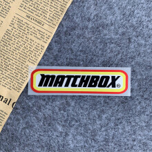 (Eine kleine Größe (12 cm x 3 cm)) Matchbox Global Matchbox Aufkleber für Motorrad, Auto, Fahrzeug,