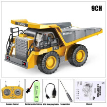 (Camion à benne basculante) 2.4G Télécommande Excavatrice Camion à benne basculante RC Modèle de voiture