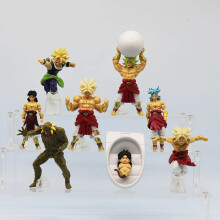 (8τμχ)8 τεμ/συσκευασία Dragon Ball Super Broly Figure 5-12cm 8 Form Super Saiyan Collection