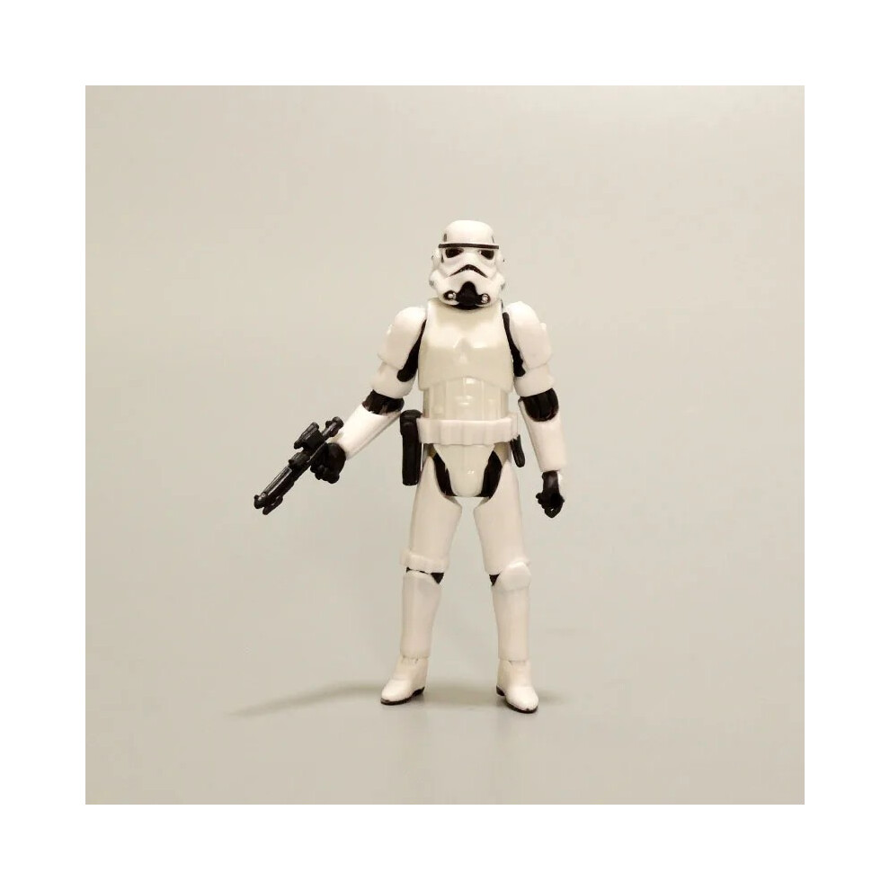(1)10CM 2 types Star Wars Figurine d'action à collectionner Dark Vador Imperial Stormtrooper Modèle