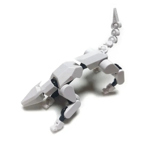 (Λευκό) Multi-Jointed Movable Shapeshift Robot Τρισδιάστατο τυπωμένο μανεκέν