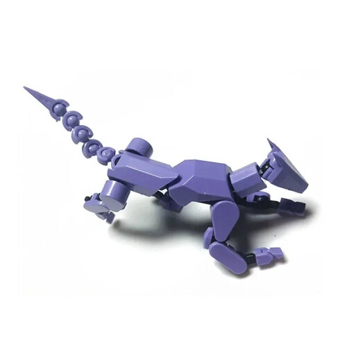 (Μωβ) Multi-Jointed Movable Shapeshift Robot Τρισδιάστατο τυπωμένο μανεκέν