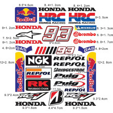 (FG131)Motorfiets Red Bull-logo Voertuigstickers Helmstickers voor Honda Ktm