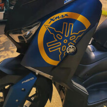 (Ματ χρυσό) Vinyl Yamaha Vehicle Decals Motorcycle Logo Decal Xmax 300 400