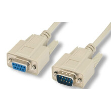 MicroConnect D-SUB 9-pin connection cable 15m