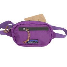 (Purple)Patagonia Mini Taille Poitrine Pack Bandoulière Épaule Sac Homme Femme Extérieur Loisirs
