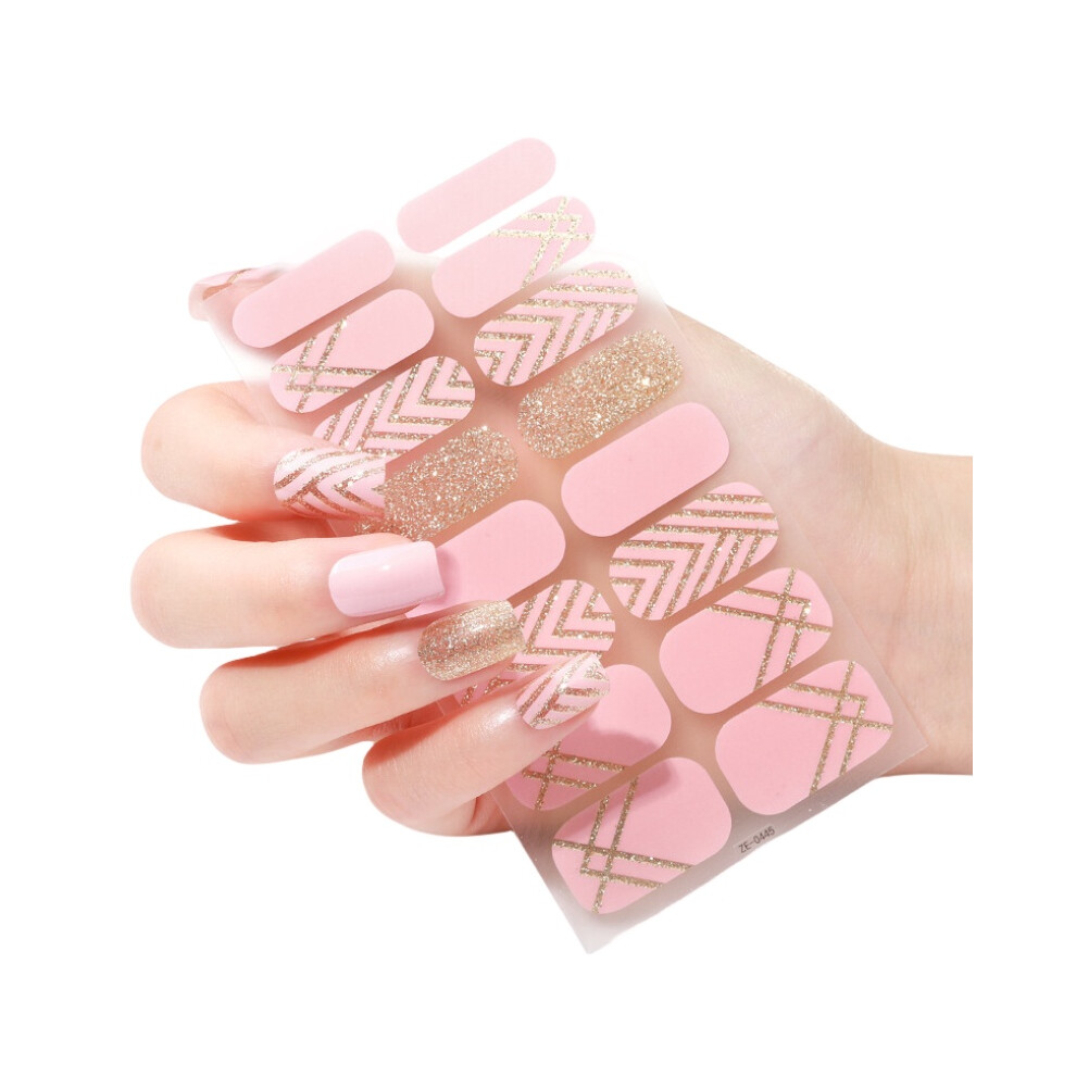(Style A)Stickers Ongles Femme Gel Semi Guéri Accessoire Beauté Filles Cadeaux Outils Maquillage