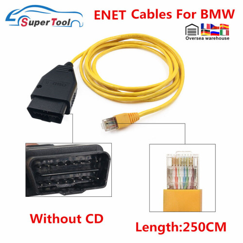 ENET OBD2 Diagnosetool Kabel Voor BMW F-serie – Geschikt Voor E-SYS, ICOM, Coding En Verborgen Functies