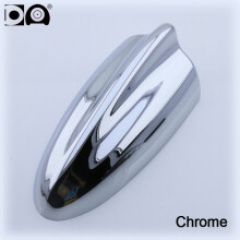 (Chrom) Universal Super Shark Fin Antenne Spezielle Auto Radio Antennen Klavier Farbe Stärkeres Signal