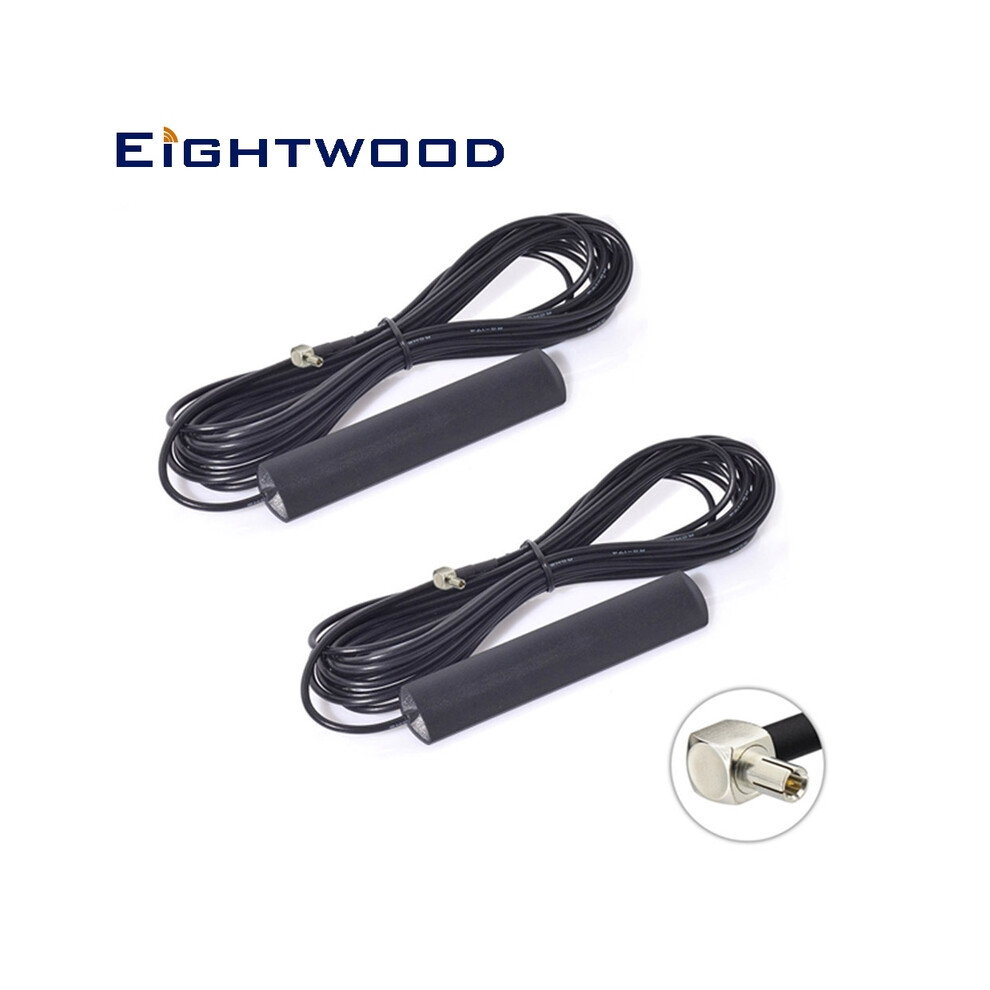 Antenne adhésive 4G LTE Eightwood TS9 mâle 3 dB pour Netgear LB1120, LB1121, LB2120, Nighthawk M1, MR1100,