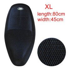 (xL Blauw Klein Gat) Motoforti M XL XXL Antislip 3D Mesh Stof Motorfiets Zadelhoes Bromfiets Ademend