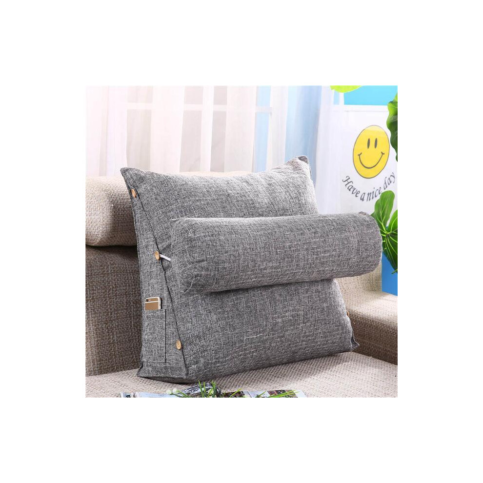(45x45x20cm-gris foncé B)Coussin de canapé, coussin de dossier, dossier de lit, chaise de bureau, coussin
