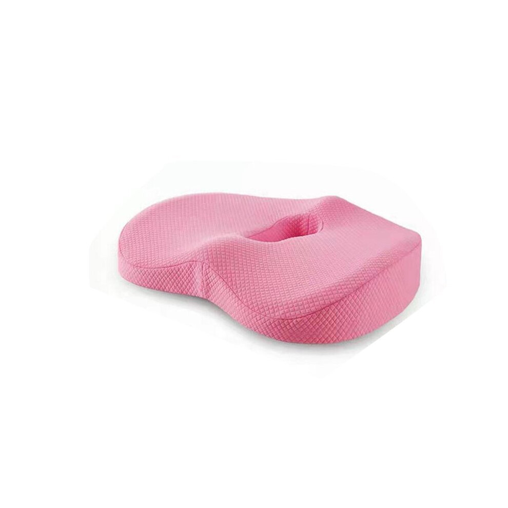 (Rose) Coussin de siège en mousse à mémoire de forme pour hémorroïdes, support de hanche, oreiller orthopédique,