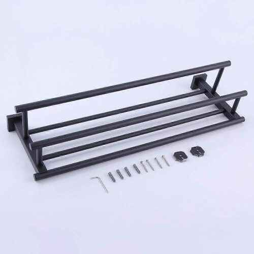Wall-Mounted SUS304 Stainless Steel Towel Organizer 2