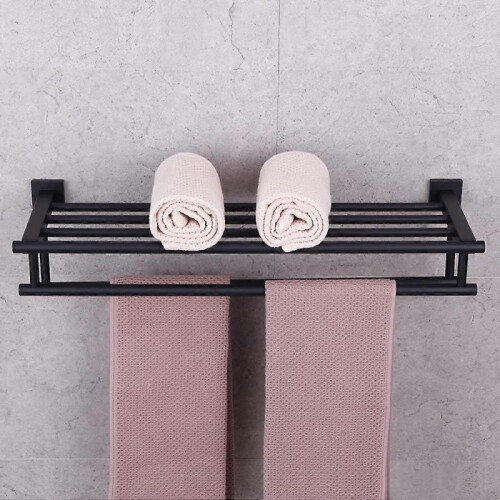 Wall-Mounted SUS304 Stainless Steel Towel Organizer 1