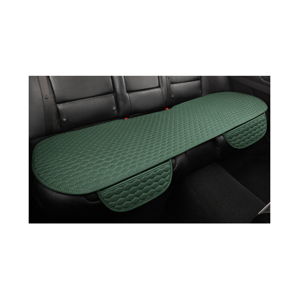 (Coussin arrière) Housse de siège de voiture en lin, coussin respirant et lavable, design universel