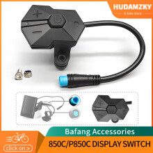 BAFANG 850C P850C Display Schakelaar Controller Knop 4 Pin Waterdichte Stekker Elektrische Fiets Accessoires