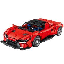 (1208PCS) 1:14 Ferraried Daytona SP3 RC Auto Technische Ziegel Racing Supercar Bau Fernbedienung Spielzeug