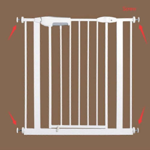 Baby Gate Parts Replacement - Hardware Kit for Pets and Dogs (4-Pack) 2