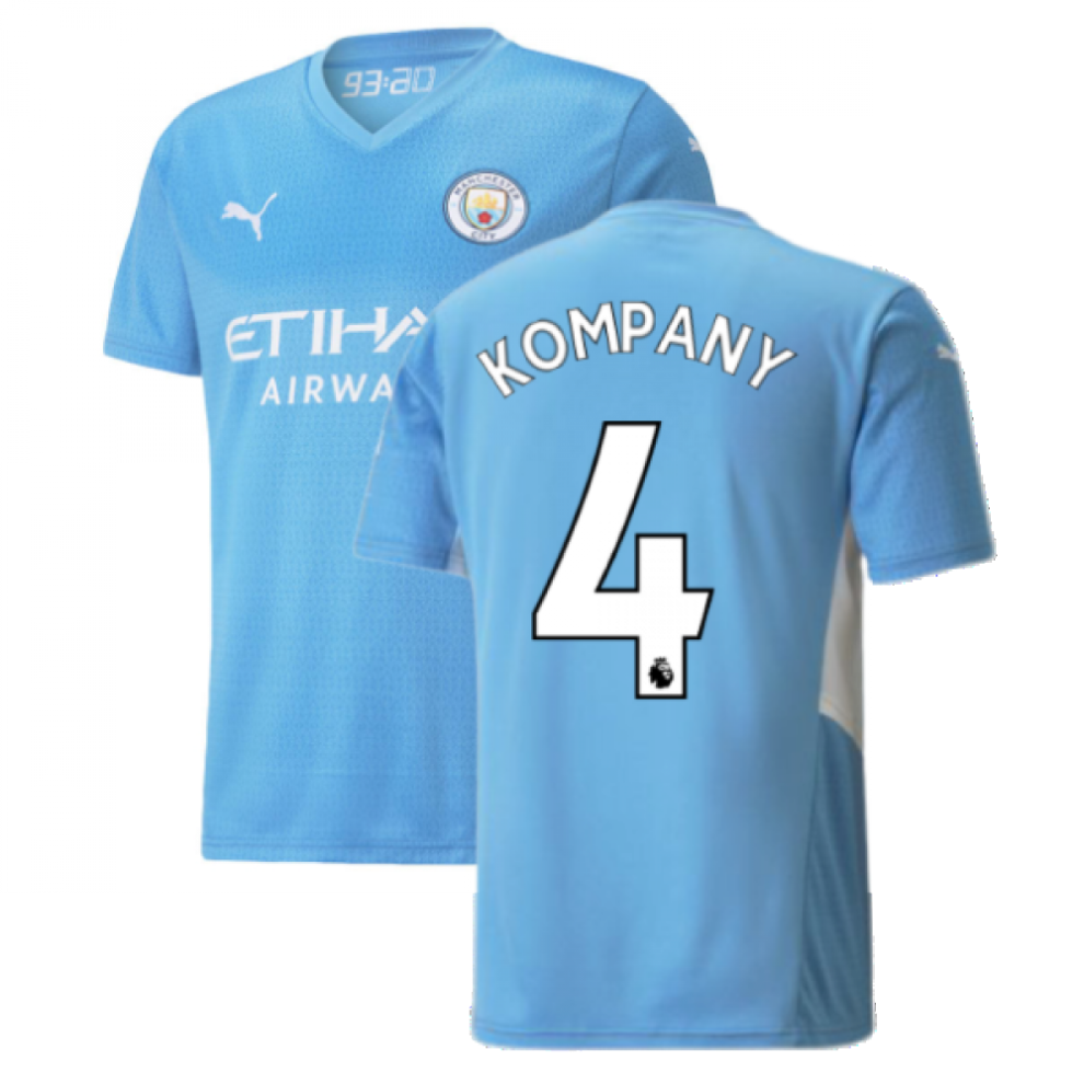 (XL) 2021-2022 Man City Home Shirt (KOMPANY 4)