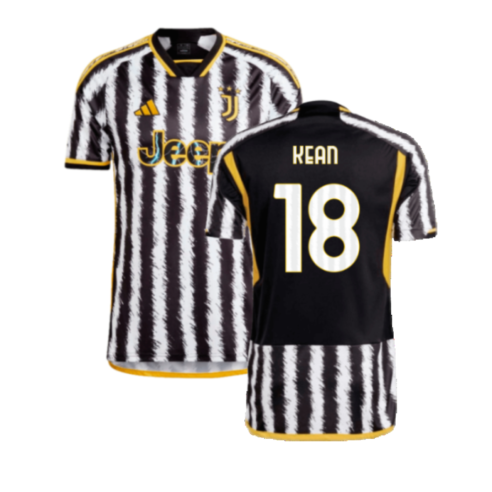 Adidas (Xxl) 2023-2024 Juventus Home Shirt (Kean 18)