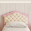 3ft Single Upholstered Bed Frame Pink+Beige (No Mattress) 5