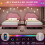 (Pink) 3ft Single Upholstered Bed 8