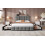 (Double, Grey) 4ft6 Double Upholstered Bed with 4 Storage Drawers 11