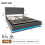 (King, Grey) Ottoman Double Bed 8