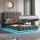 (Double, Grey) Ottoman Double Bed 2