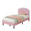(Pink, 3ft Single) 3ft Single Upholstered Bed 10