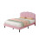 (Pink, 4ft6 Double) 3ft Single Upholstered Bed 9