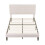 (4ft6 Double, Beige) Double Upholstered Velvet Bed 9