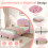 (Pink, 3ft Single) 3ft Single Upholstered Bed 5