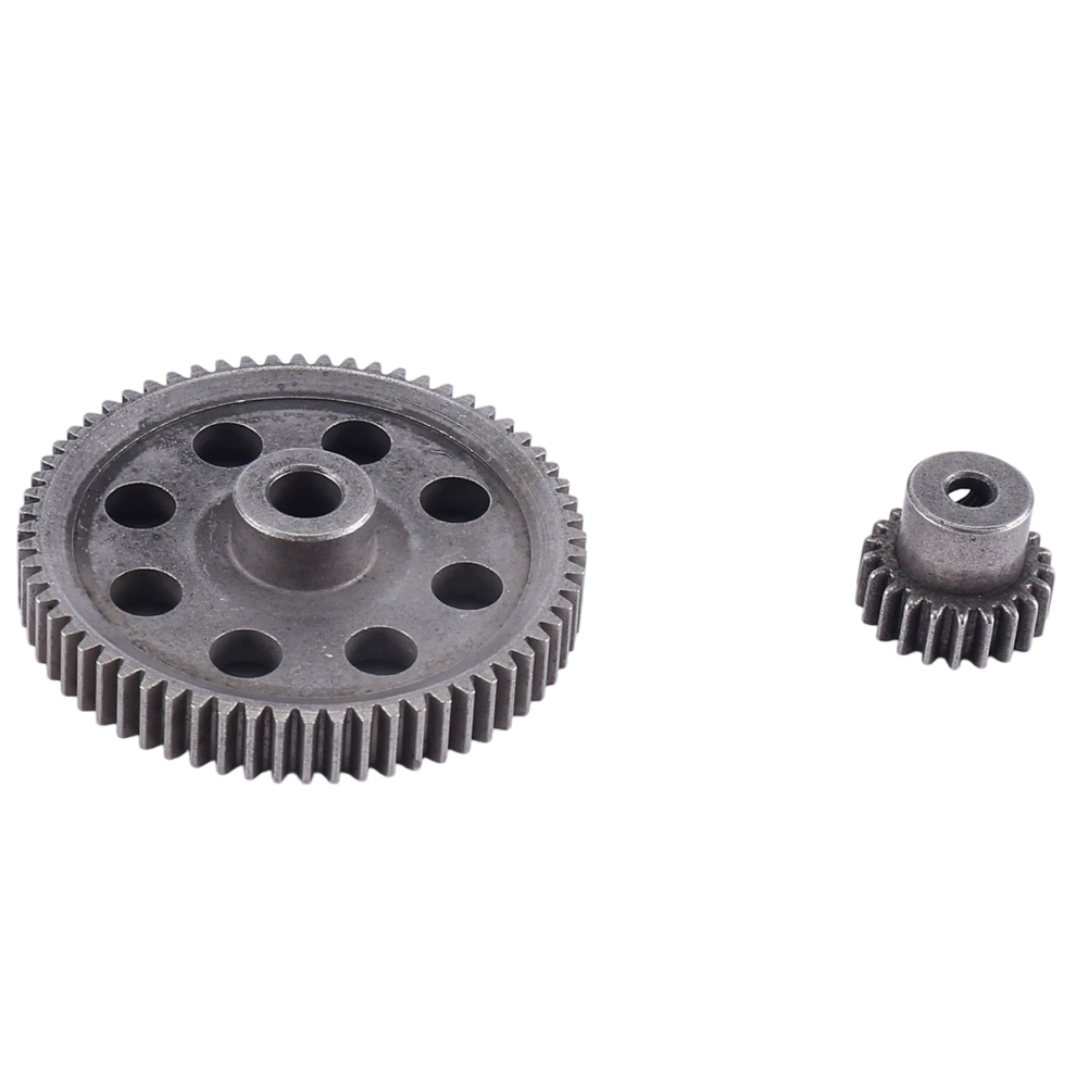 2Pcs (21T+64T) 11184 & 11181 Differential Metal Main Gear 64T Motor 21T 4851815520988