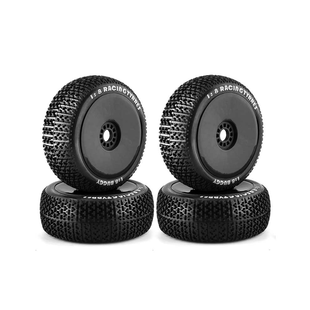 116Mm 1/8 Scale Rc Tires 17Mm Hex Wheel And Tire For Arrma Redcat Team Vrx Hobao ,2 4851815543550