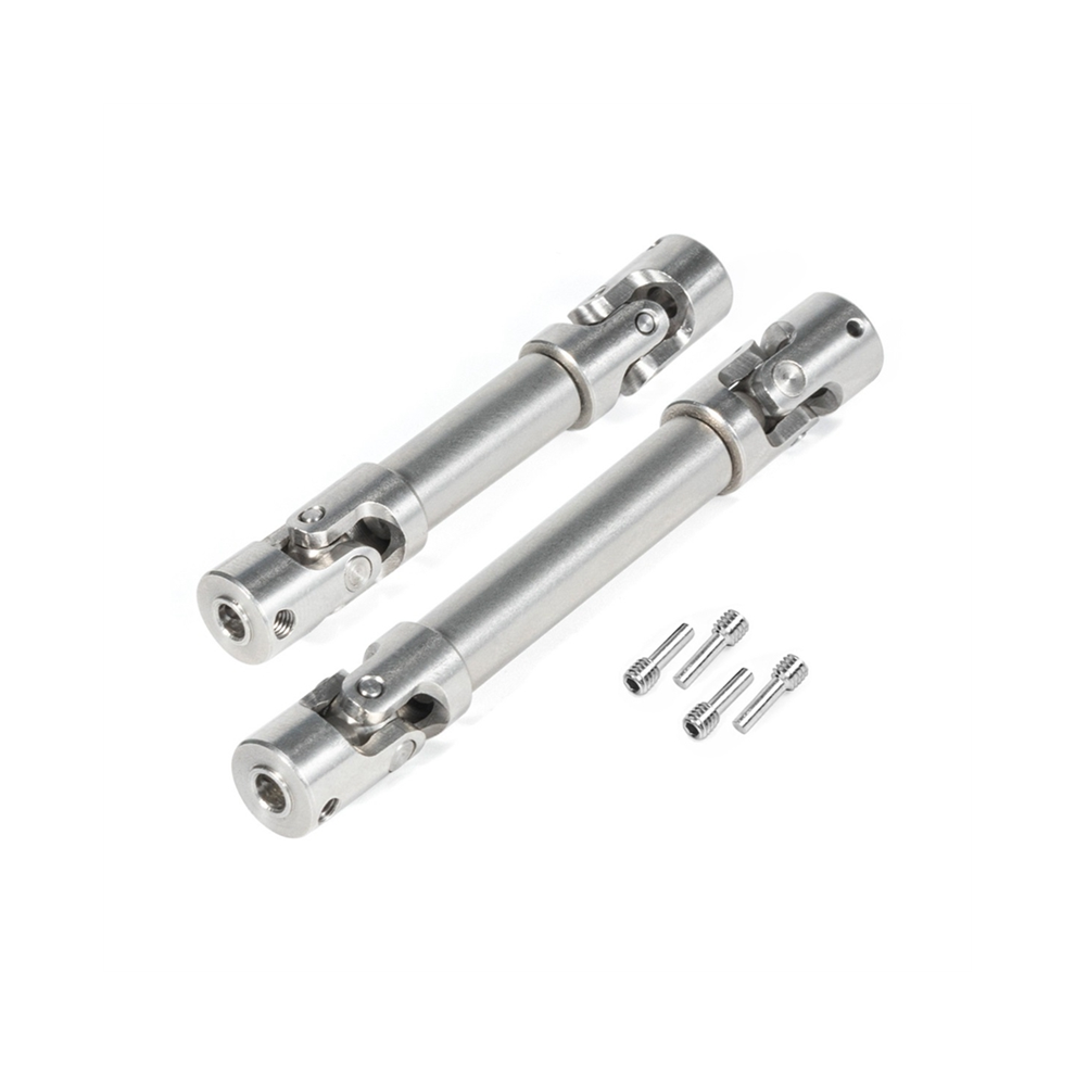 Metal Stainless Steel Drive Shaft Driveshaft Cvd Universal Joint For Axial Utb18 Capra 1/18 Rc Crawler Car Parts 4851815547275