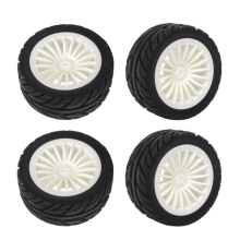 4Pcs Rubber Tires Tyre Wheel for SG1603 SG1604 1603 UD1601 UD1602 UD1603 UD1604 1/16 RC Car Upgrades Parts,2