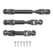 3Pcs Metal Drive Shaft CVD Driveshaft for TRX6 -6 G63 6X6 1/10 RC Crawler Car Upgrade Parts