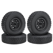 4Pcs 67mm Tire Wheel Tyre for C14 C24 C34 C44 C24-1 FJ40 1/16 RC Car Upgrade Parts Spare Accessories