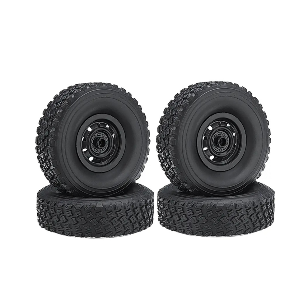 4Pcs 67Mm Tire Wheel Tyre For C14 C24 C34 C44 C24-1 Fj40 1/16 Rc Car Upgrade Parts Spare Accessories 4851815552316
