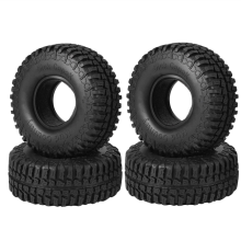 4PCS 100mm 1.9 Rubber Tire Wheel Tyre for 1/10 RC Crawler Car TRX4 D90 Axial SCX10 II III Wraith Redcat MST