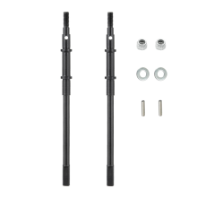 2Pcs Steel Metal Rear Axle Drive Shaft CVD for Axial SCX10 II 90046 1/10 RC Crawler Car AR44 Upgrade Parts