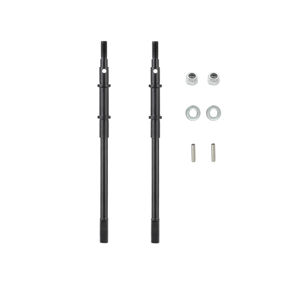 2Pcs Steel Metal Rear Axle Drive Shaft Cvd For Axial Scx10 Ii 90046 1/10 Rc Crawler Car Ar44 Upgrade Parts 4851815552446