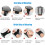 Adjustable Running Armband Phone Holder - Black, TPU 7