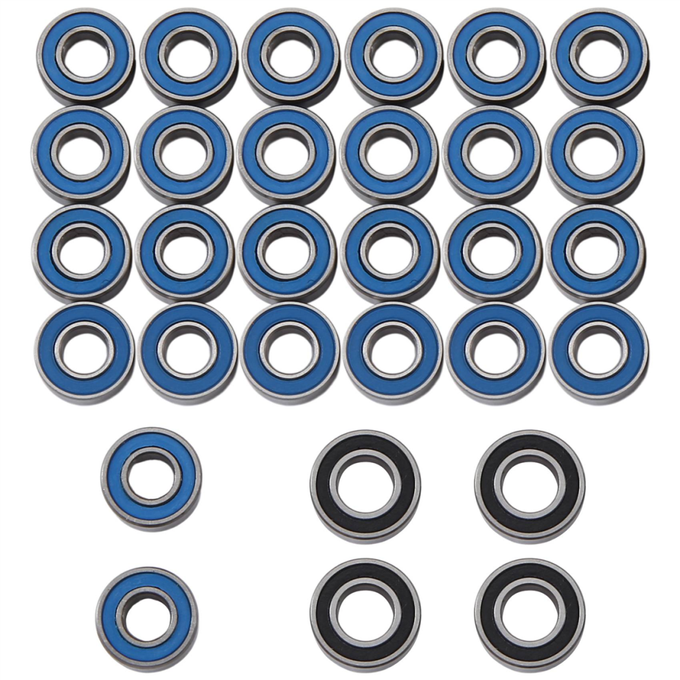 30Pcs Sealed Bearing Kit For 1/14 Truck Tractor Trailer Semi Grand Knight Hauler Upgrade Parts 4851815559438