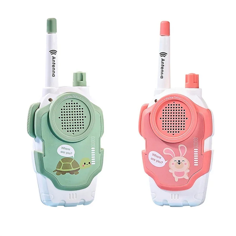 Kids Walkie Talkie Cartoon Wireless 300M Portable Kid Phone Toy Intercom Talking Machine 4851815573489