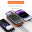 (10000mAh-Πράσινο) Αναδιπλούμενο Solar Power Bank with Solar Panel 20000mAh Wireless 3