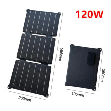 (120W)ΝΕΟΣ Φορτιστής ηλιακού πάνελ 120W ETFE Αναδιπλούμενο ηλιακό