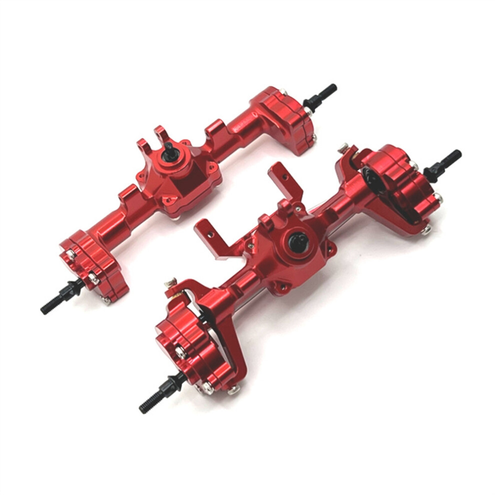 Rc Car Metal Complete Front Rear Axle Kit For Fms 1/24 Fcx24 Xiaoqi Crusher K5 Red 4853346357910
